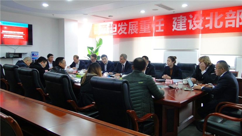成都天翔環(huán)境與德國歐綠?？腿藖砑瘓F(tuán)洽談